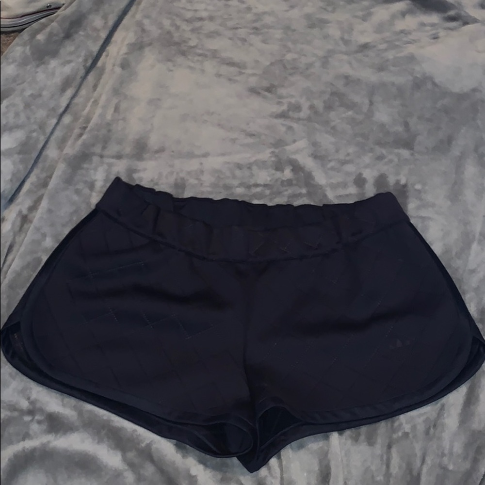 adidas blue quilted shorts, with tags never worn